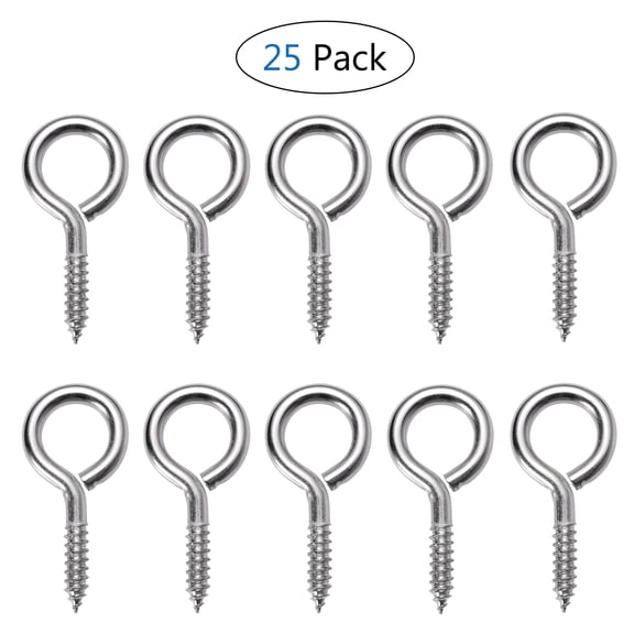 unbranded BESTOMZ 25pcs Screw Eye Pin Peg Jewelry Making Findings for Crafting