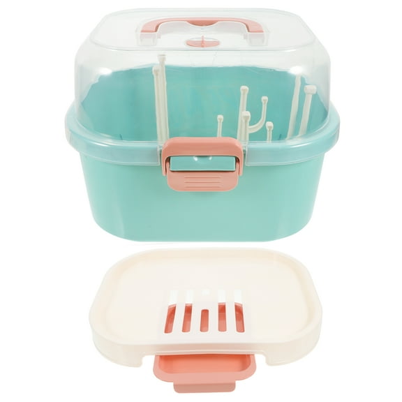 unbranded Baby Bottle Storage Water Portable Kitchen Cabinet Bottles Travel Sky-blue