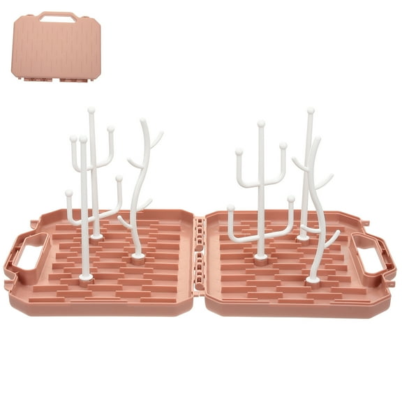 unbranded  Baby Bottle Drying Rack Multi-functional Dust-proof Newborn