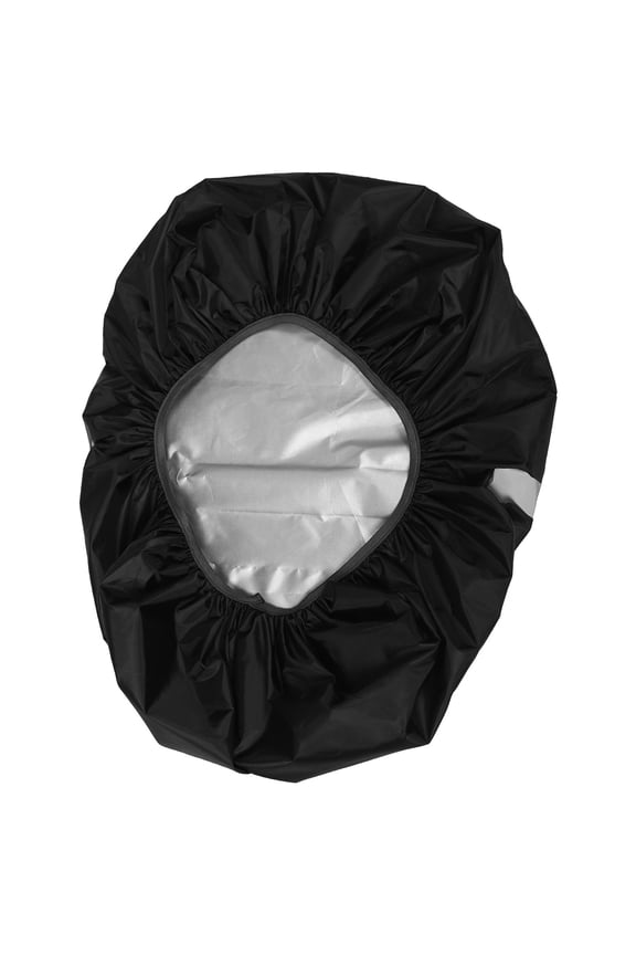 Black Polyester Taffeta Backpack Protective Cover for Outdoor Activities, and Water-Resistant, 1 Piece