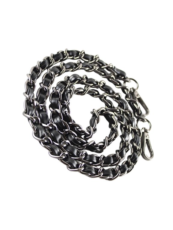 Black Replacement Purse Straps and Key Chain Accessories for Handbags, Tote Bags, Belts - Bag Strap Replacements
