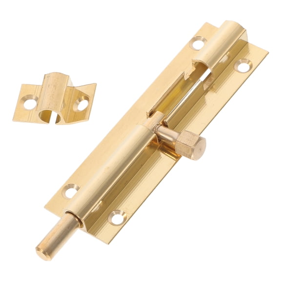 unbranded Barrel Bolt Lock Clothes Rack Hook Plants One-shaped Golden