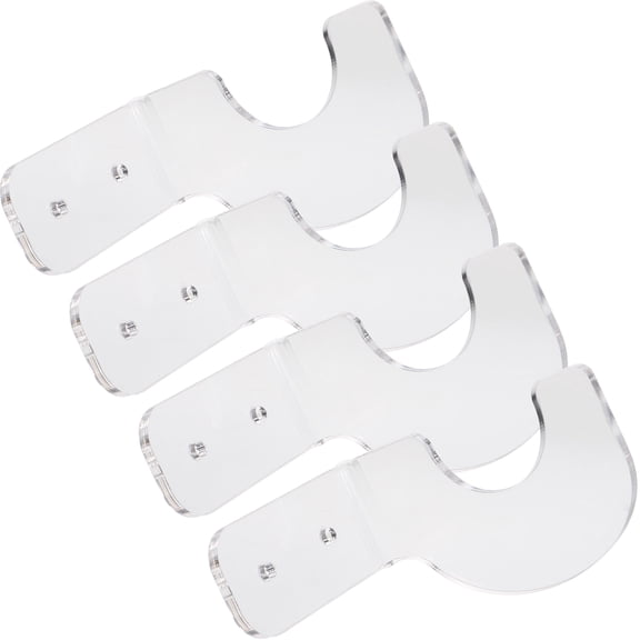 Wall Mount Bat Holder Set for Baseball and Softball Bats with Display Stand and Installation Hardware Included