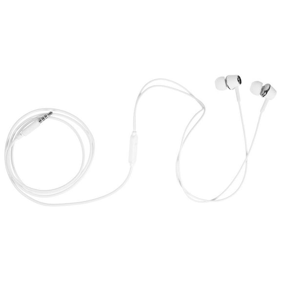 unbranded  Bass into The Universal Headset with Microphone Earphones Wireless Earbuds Wired Silver