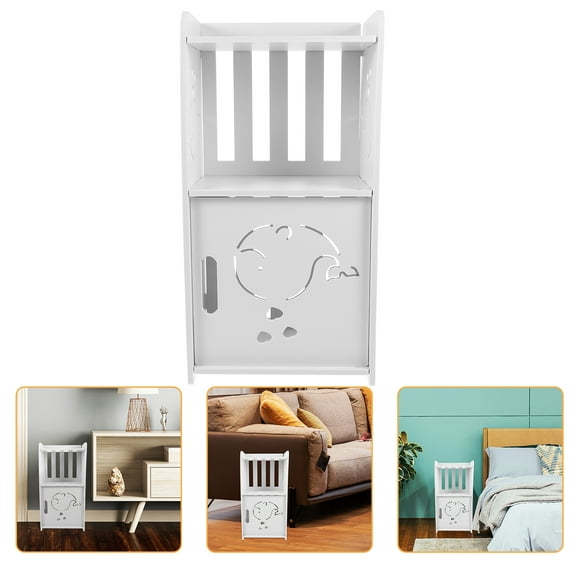 unbranded Bed Shelf for Dorm Room Bedside Table Mini Storage