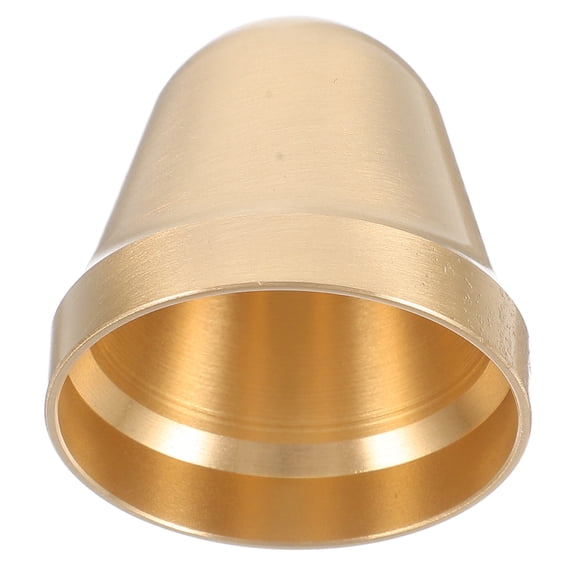 FONDOTIN Golden Brass Bell Shell for Outdoor Craft and Wind Chime Accessories