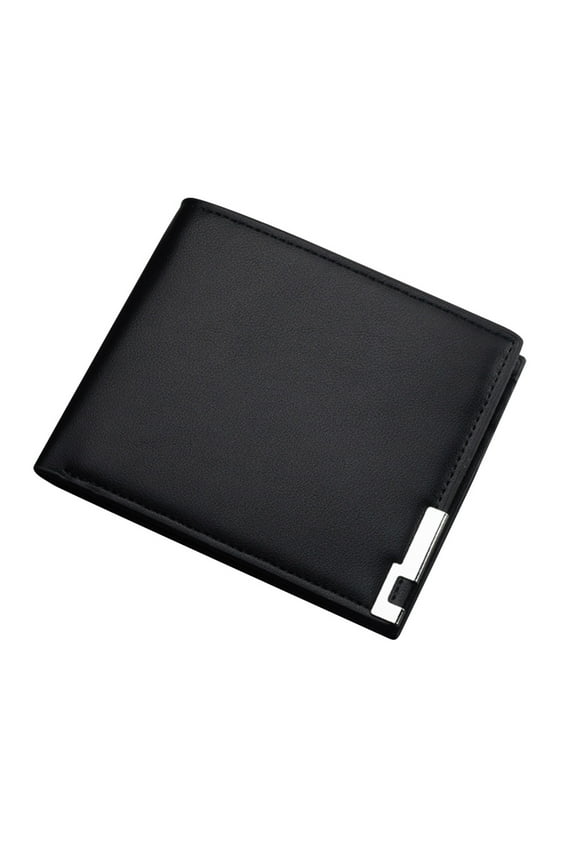 Billfold Wallet Exquisite Workmanship Wallet Men's Man 12.00X10.00X1.50CM Black