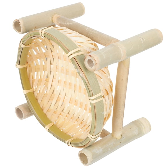 unbranded  Bin Bamboo Basket Tea Snack Storage Multi-functional