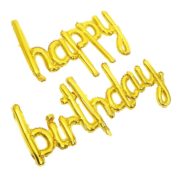 unbranded Birthday Party Decoration Balloon Garland Kit Sign Ornaments for Kids Child Golden