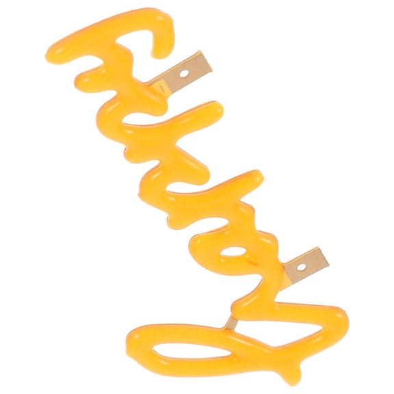 Creative Yellow LED Filament Cartoon Pattern Light Sheet for Bedroom Living Room Safe Low Voltage