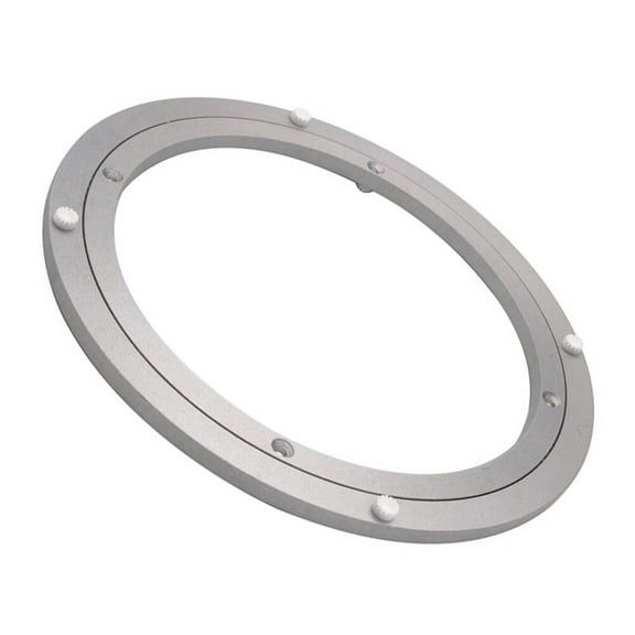 HEANUJJ Aluminum Rotating Dining Plate with 360 Degree for Family Meals and Gatherings