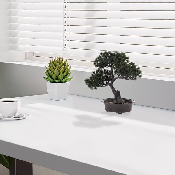 unbranded Bonsai Tree Live Decoration Simulation Welcome Pine