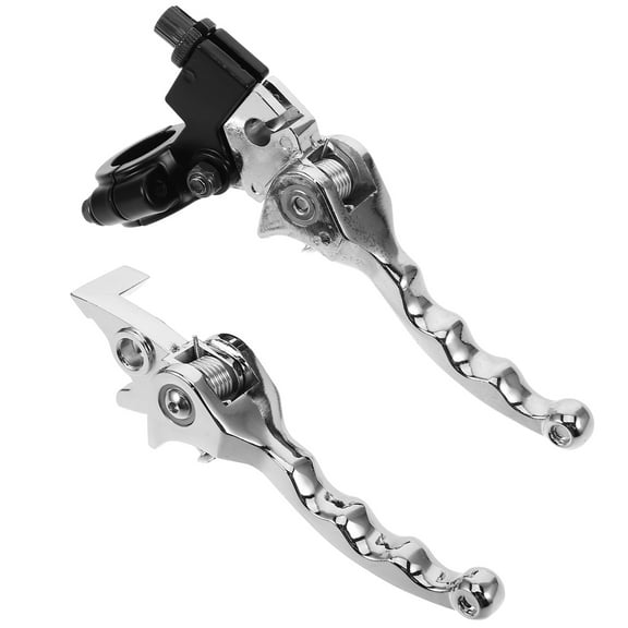 unbranded Brake Levers Motorcycle Dirt Bike Grips Handlebars Blue Motocross