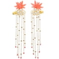 thumbnail image 1 of Golden Hair Clips with Long Tassel and Maple Leaves Decoration for Teen Girls Hair Decor 1 Pair, 1 of 8