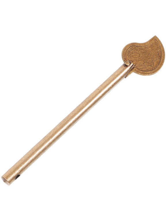 Vintage Leaf-Shaped Decorative Key Replacement for Cabinet Doors, Furniture Hardware, and Home Improvement Projects