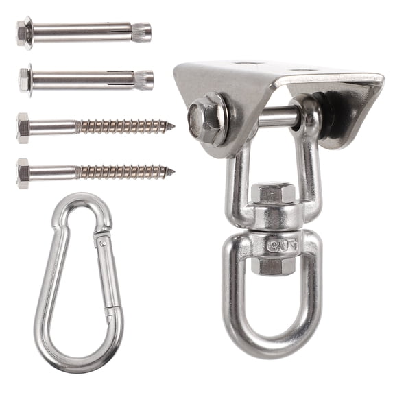 YSNOOWE 1 Set Heavy Duty Swing Hanger Suspension Hooks Silver for Home Improvement