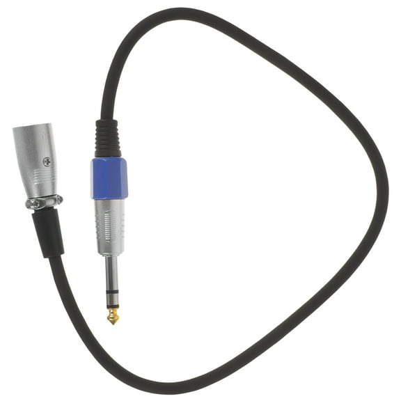 unbranded Cable Transformer Male to 1/4 Adapter Black