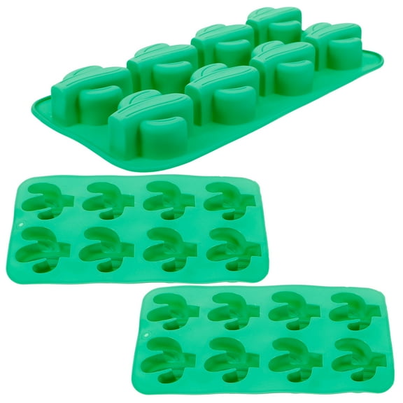 TEHAUX Nonstick Silicone Baking Molds Set of 3 Bakeware Easy to Use and Clean