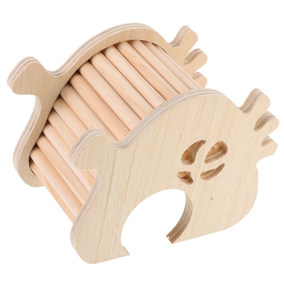 unbranded Cages Chipmunk Hamster Sleeping House with Ladder