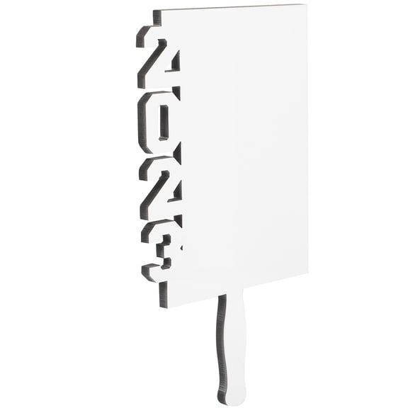 unbranded Canvas Fan Photo Frame Blank Picture Frame 25.80X15.00X0.50CM White