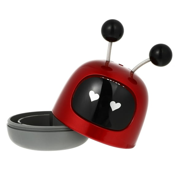 OFFIGAM 1Set Red Robot Car Air Freshener Aromatherapy Diffuser for Auto Decor