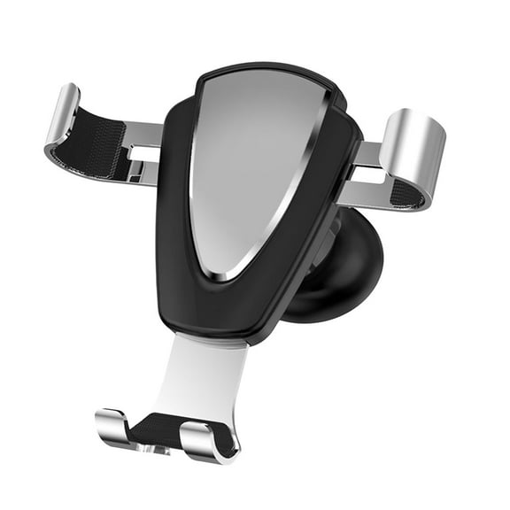 unbranded Car Air Vent Phone Mount Holder Universal Gravity 4-6.2 inch Phone Cradle Stand Holder (Silver)