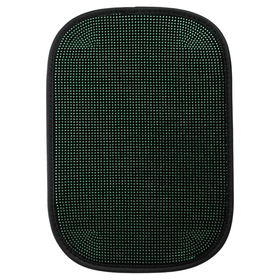 LITINKIMI Vehicle Interior Decor Accessory Console Box Arm Rest Pad Lint Green 1Pcs