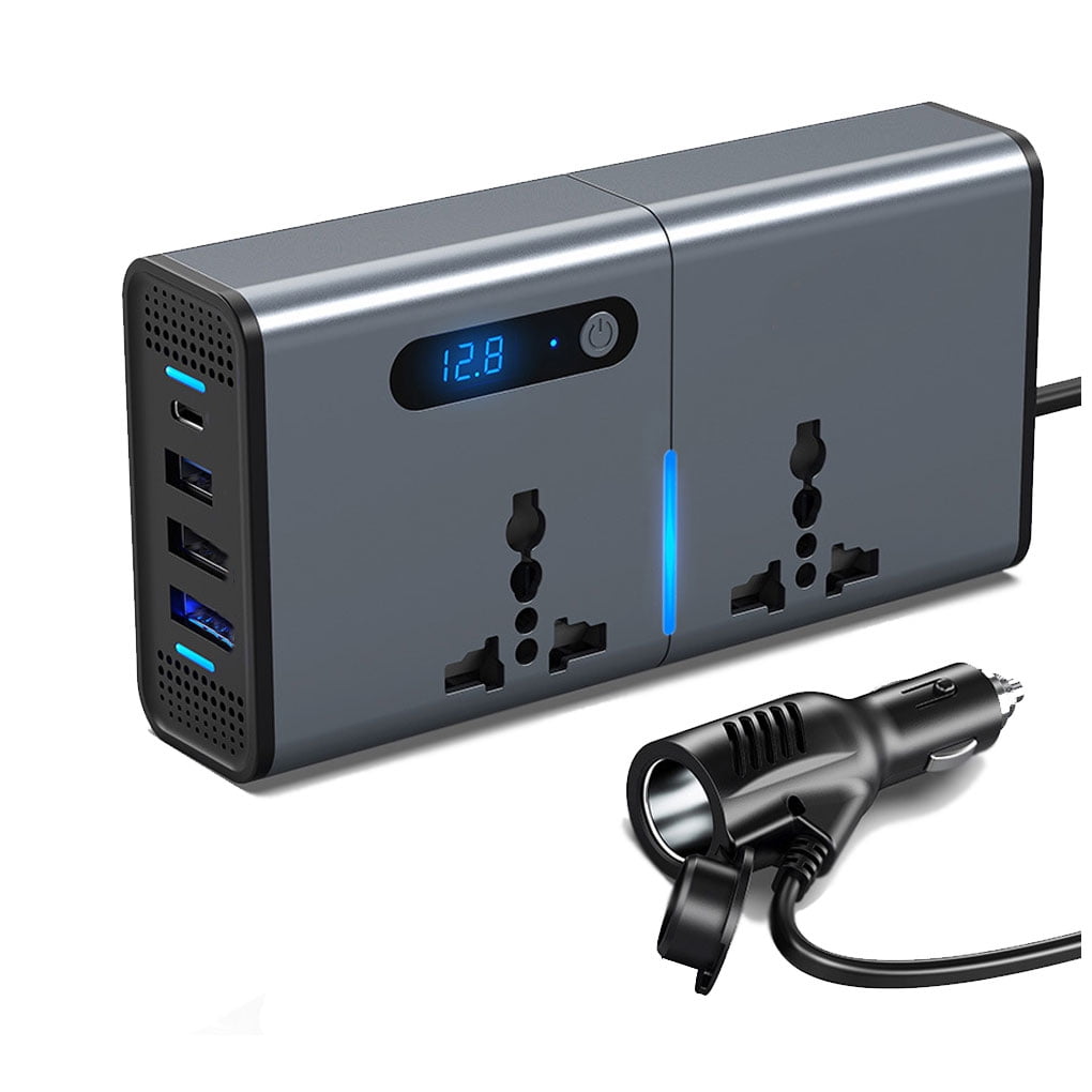 chidgrass Car Converter Universal Inverter Converter 200W Power Car ...