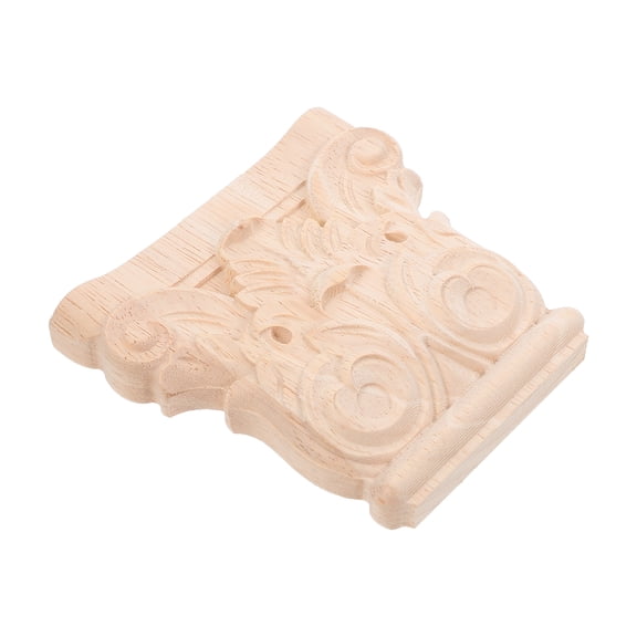 unbranded  Carved Wood Corbels Decor Home Retro Vintage Decoration Khaki