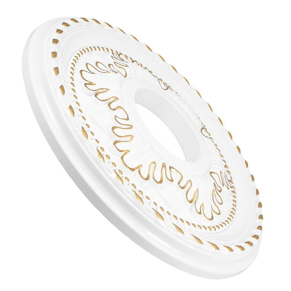 OULII Elegant Multi Color ABS Ceiling Medallion for Home Lighting Decor Traditional Design 12 Inch