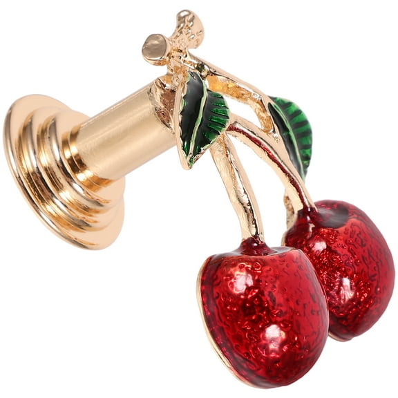 unbranded Cherry Pull Knob Cabinet Knob Cherry Shaped Dresser Knob Bedroom Decorative Drawer Knob Ornament