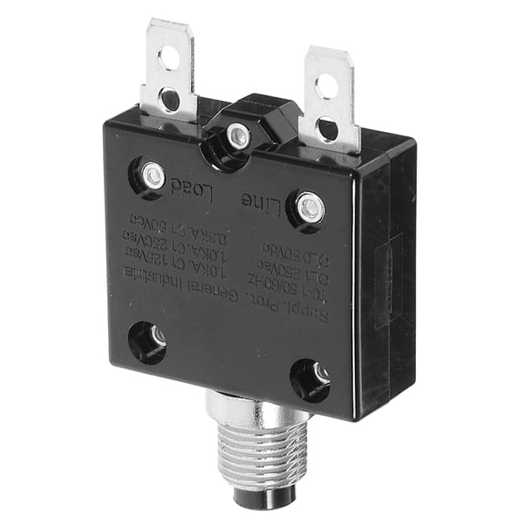 unbranded  Circuit Breaker Protection Smart Plug Fuse Manual Reset Black