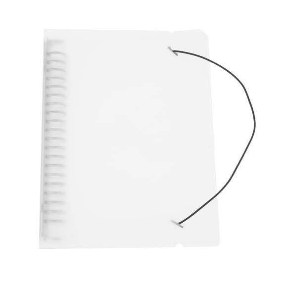 SOPOTUTU Smooth PP Diary Cover, Protective Sleeve for Important Documents and Notes, Lightweight and Water-Resistant