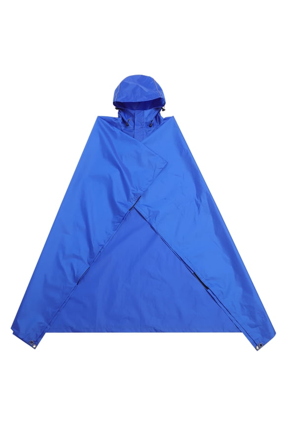 unbranded Clear Raincoat Ponchos for Adults Suit Travel Men and Women Blue