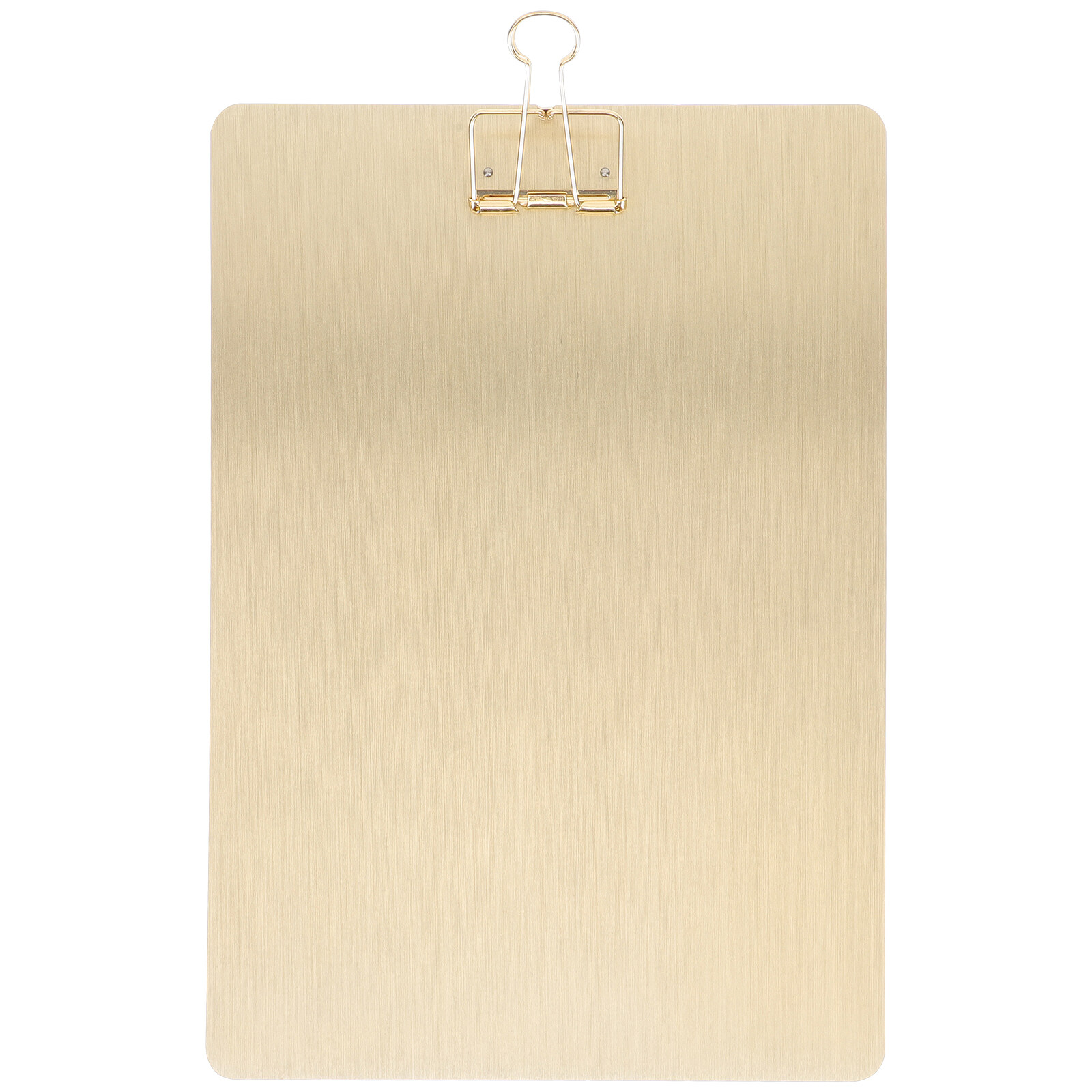 unbranded  Clipboard Organizer Foldable Paper Clips A4 Folder Student Golden