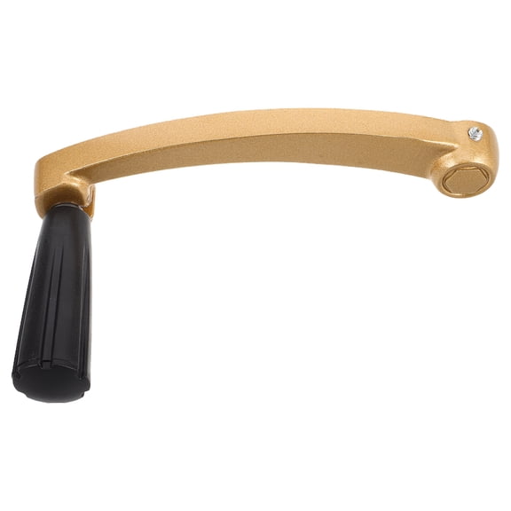LITINKIMI Golden Hand Crank Cylindrical Handle 1Pcs 5.1X1.4X0.5In
