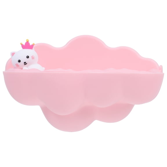 HOOWIFFY Home Soap Mounted Soap Box Pink Plastic 1Set