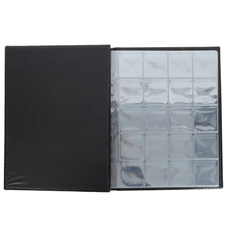 FOLOYORI Holder Book 1pc PU Collecting Album Portable Storage Organizer for Collectors