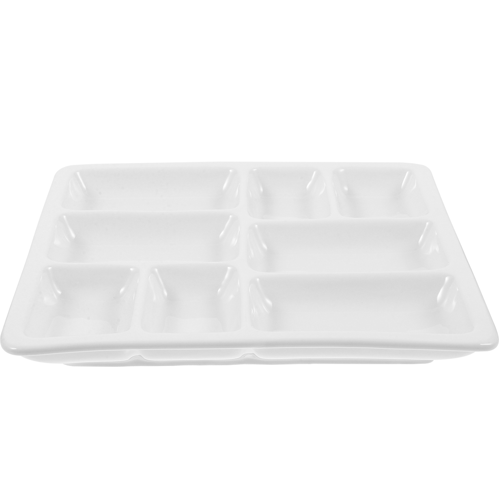 TOYMYTOY White Ceramic Palette Pans Empty Watercolor Painting Palette Mixing Trays for Artists Professionals