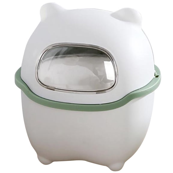 unbranded Compost Bin Indoor Garbage Can Desktop Trash Can Mini Desktop Bin Office 19X17CM