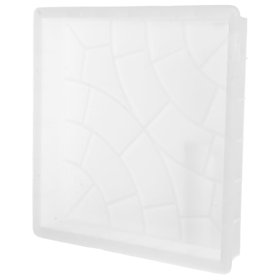 Concrete Planter Tiles Mold in Brick Color, 33x33x5 cm, White Garden Pot Mold for Outdoor