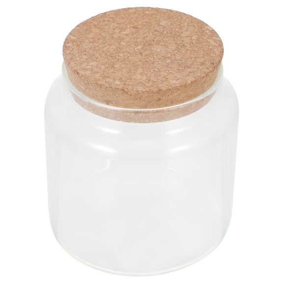 unbranded Cool Cookie Jars Glass Storage Jar Cereal Container 10.5X10X10CM