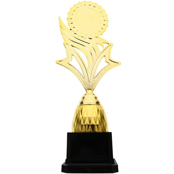 Golden Plastic Trophy Cup for Decoration Creative Shaped Match Cup for Kids 6 Pieces
