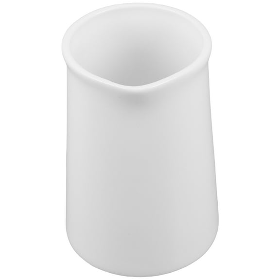 LITINKIMI Dispenser Ceramic Pitcher White 1Pack For Latte