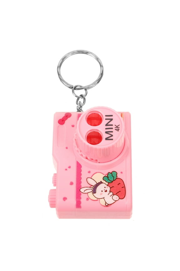 Creative Camera Projector Key Chain Kids Cute Cartoon Keychain Pendant Key Bag Pendant