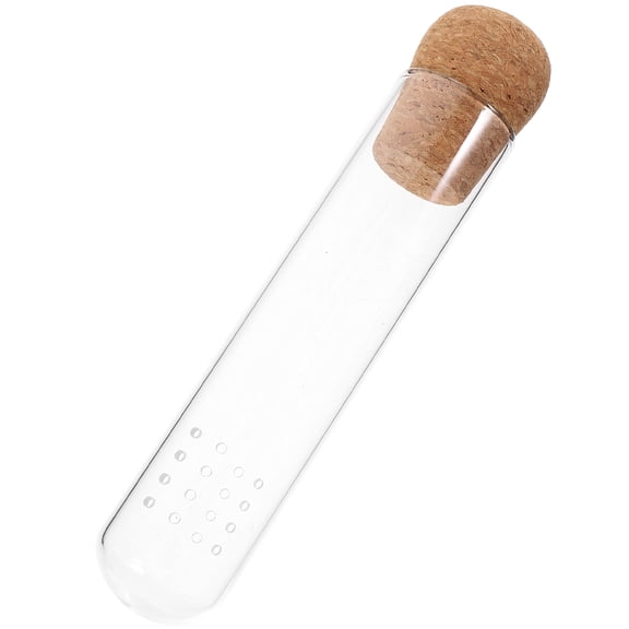 unbranded Cup Transparent Glass Tea Strainer Loose Leaf Infuser Office