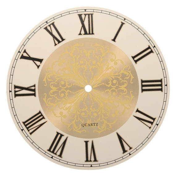 unbranded DIY Clock Dial Replacement Reusable Dial for Clock Making Replacement Dial Part Clock Round Dial