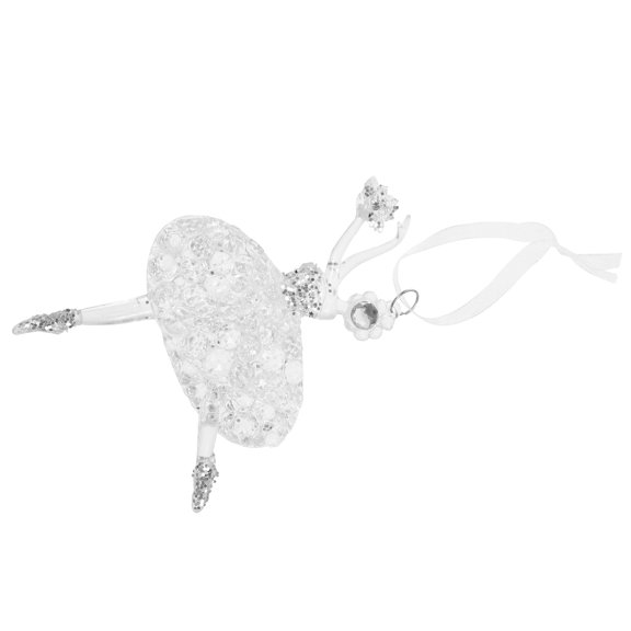 WHAMVOX 1Pcs Acrylic Hanging Decoration Dancing Girl Shape for Room and Christmas Tree Ornament