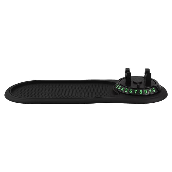 YSNOOWE Car Interior Dashboard Pad Non Slip Silicone Phone Holder Black