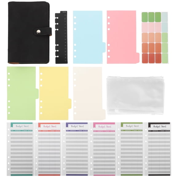 HOOWIFFY Loose-leaf Budget Tracker Notebook with Financial Goal Setting Features